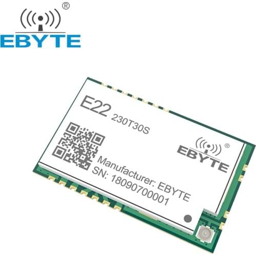 SX1262 230HMz LoRa Wireless Serial Port Module SMD 1W 30dBm 10km Long Range EBYTE E22-230T30S IPEX/Stamp Hole Antenna