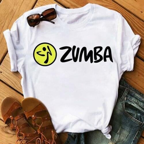 Women Zumba Dance Hip Hop T Shirts Harajuk Graphic Print Tees Tops Summer Fashion Short Sleeved T-shirt Girl,Drop Ship