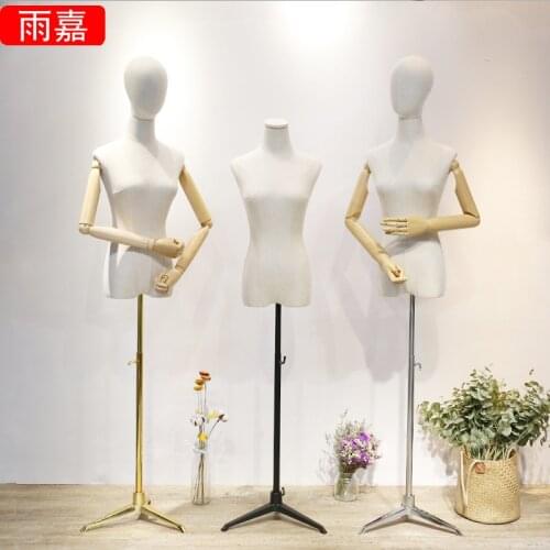 Clothing Store Mannequin Womens Half-Length Wedding Dress Mannequin Womens Window Display Stand Korean-Style Photography