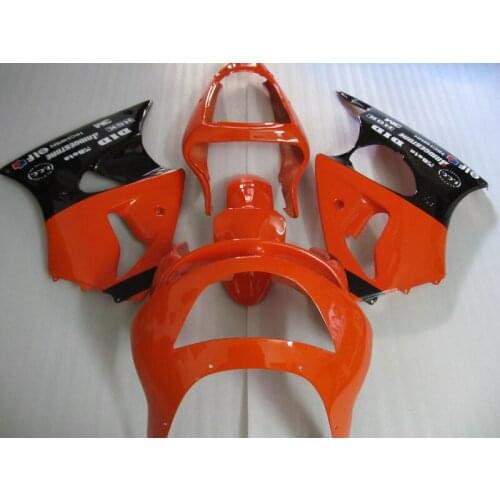 100% new Fairing kits for Kawasaki ZX 9R 1998 1999 fairings set NINJA zx9r 98 99 black orange ABS plastic aftermarket TR12