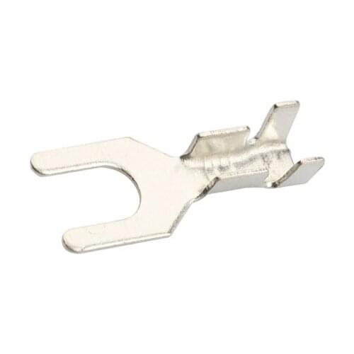 100pcs/lot 3.2mm/4.2mm furcation Terminal Wire Naked Connector For 0.3-1.5mm2 Y type terminal harpoon