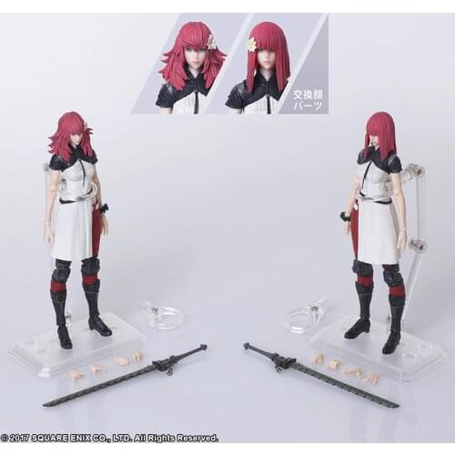 2pcs/set Original Bring Arts anime figure Devola Popola NieR Automata YoRHa Cartoon Toy Action Figure Model Doll Gift