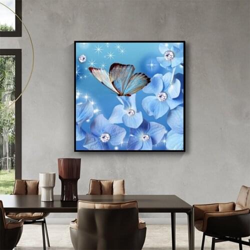 30x30 Diy Diamond Painting 5d for Home Decor , Living Room Decoration ,Butterfly