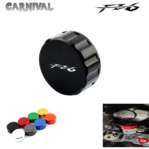 For YAMAHA FZ6 N/S/R FAZER FZ6R eight-color motorcycle accessories CNC aluminum rear brake fluid reservoir oil cap