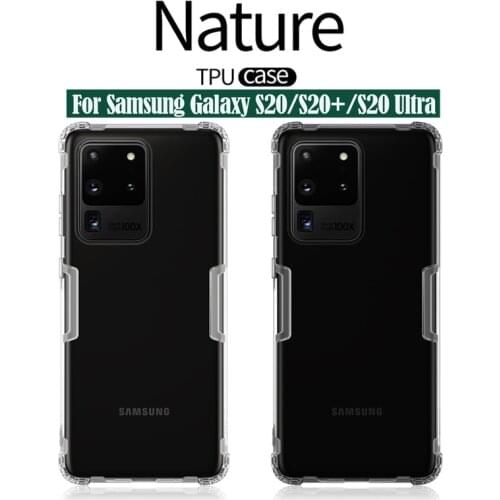For Samsung Galaxy S20 Ultra S20+ Plus 5G Case Nillkin Nature Transparent Case Clear Soft Silicon TPU Back Cover for Samsung S20