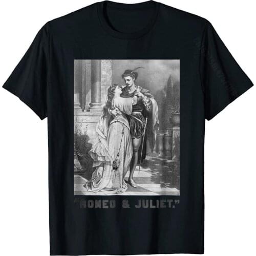 Romeo And Juliet T-Shirt-Vintage Classic Shakespeare Tshirt Cotton Men T Shirts Party Tops Tees Fashion Funny