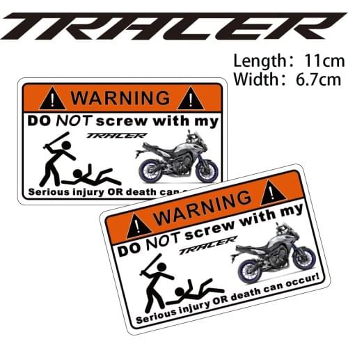 KODASKIN Motorcycle Cheap 2D Creative Warning Sticker Decal for Benelli TRACER