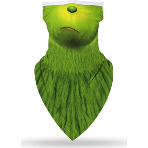 Santa Claus Snowman Cosplay Face Mask Neck Scarf Mask Turban Turban Balaclava Christmas Decoration How Grinch Stole Christmas