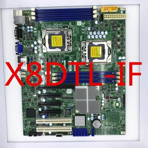X8DTL-iF dual X58 1366 server workstation motherboard