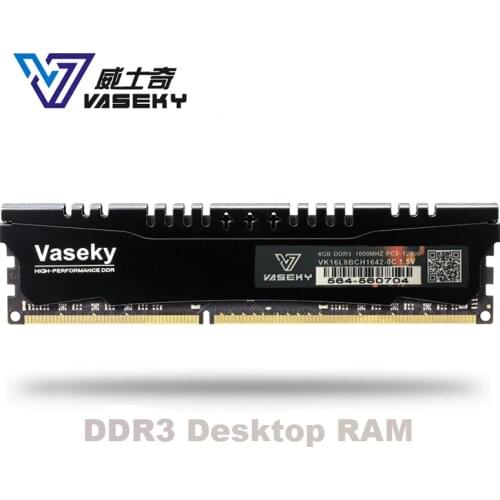 Vaseky 2gb 4GB 8GB 4G 8G 2g PC Memory RAM Memoria Module Computer Desktop PC3 DDR3 12800 10600 1600MHZ 1333mhz 16gb 32gb