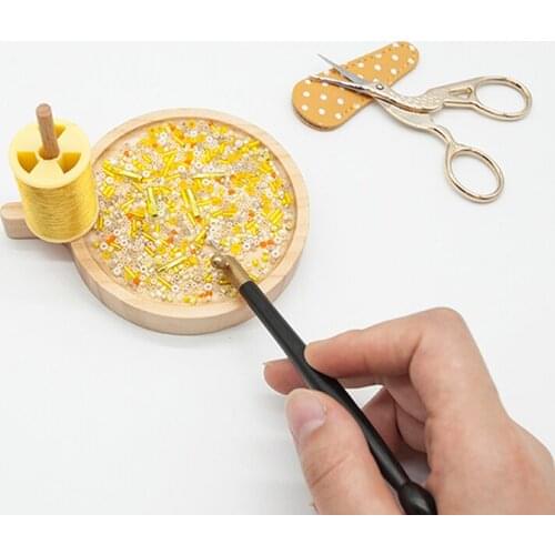 DIY Wood Weaving Beading Loom Kit Bracelet Jewelry Making Handmade Knitting Tool Home Decoration Crafts