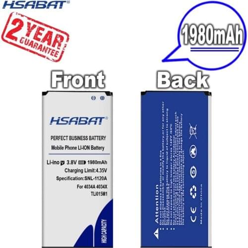 New Arrival [ HSABAT ] 1980mAh TLi015M1 Replacement Battery for Alcatel PIXI 4 4034X 4034F 4034A