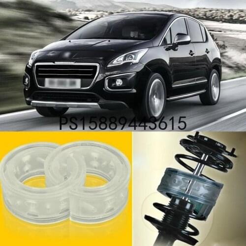 2pcs Power Front /Rear Shock Suspension Cushion Buffer Spring Bumper For Peugeot 3008