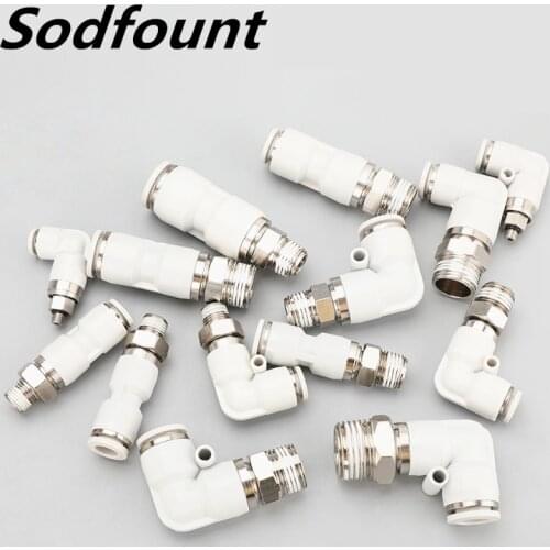 High quality 10pcs PC12-02 12mm to 1/4'' Pneumatic Connectors male straight one-touch fittings BSPT