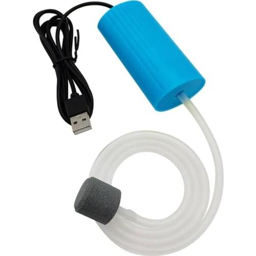 Portable USB Mini Fish Tank Aquarium Air Pump Silent Oxygen Energy Saving Supplies Aquatic Terrarium Fish Tank Accessories