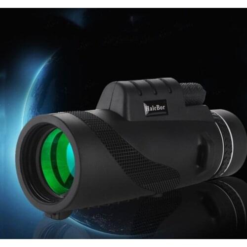 Portable 50X60 High Altitude Spotting Telescope Plastic Spotting Outdoor Black Outdoor Sports Telescope 2020