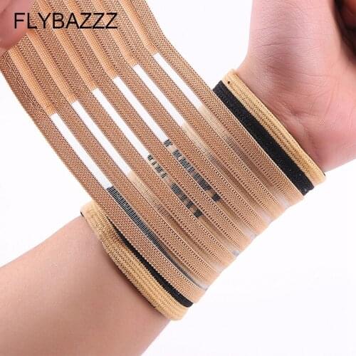 FLYBAZZZ Professional Sports Equipment Basketball Volleyball Fitness Gym Wrist Bandages Pad Wristband hand Support free shipping