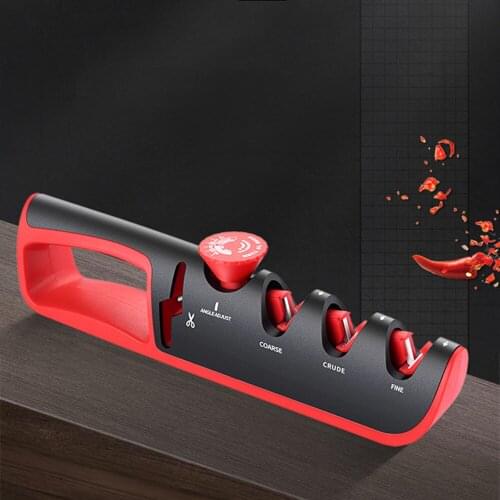 Adjustable Knife Sharpener Tungsten Steel 3 Stages Professional Whetstone Kitchen Sharpening Stone Kitchen Tool Chef Accessories