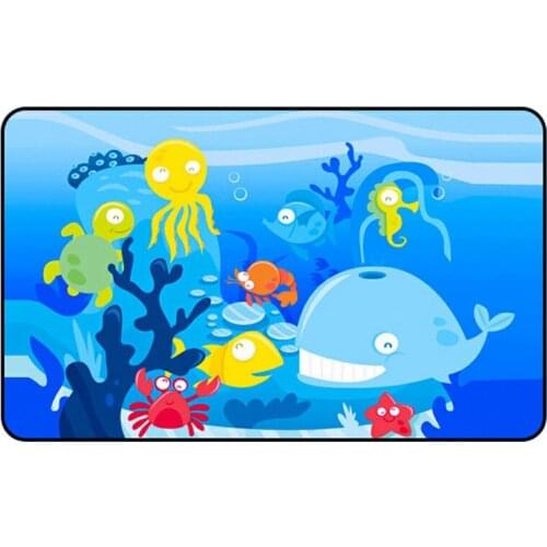 Cute Underwater World Car Windshield Car Sun Shade Curtains UV Protector Sun Blocking Shield Auto Sunshades 80*50cm For Kids