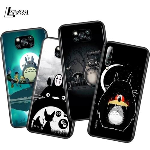 Studio Ghibli Totoro For Xiaomi Poco X3 NFC M2 X2 F2 C3 M3 F1 Pro Mi Play Mix 3 A3 CC9E A2 A1 6 5 Lite Phone Case