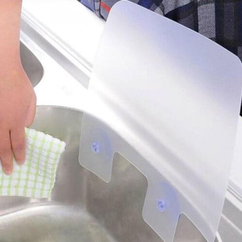 Kitchen Suction Cup Sink Water Splash Guard Baffle Board Spatter Defense for kitchen tool