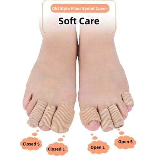 1Piece Silicone Gel Fabric Toe Foot Finger Tube Cover Protector Bunion Care Tools Straightener Pedicure Anti Calluses Corns