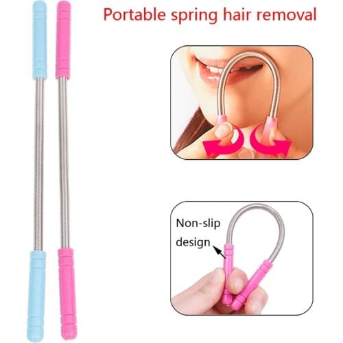 1PCS Facial Hair Remover Face Facial Remover Spring Smooth Spring Face Hair Remover Remover Stick Epilator High Quality