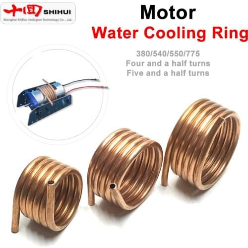 380/540/550/755 Brush Motor Circulation Water-Cooled Pure Copper Cooling Tube Remote Control Boat Motor Motor Cooling Pipe