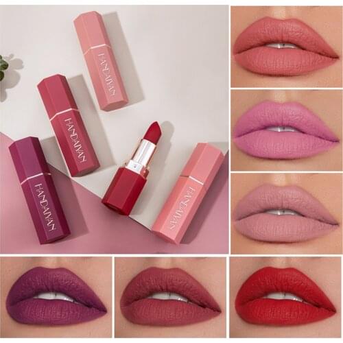 6 Color Matte Lipstick Velvet Lip Glaze Color Charm Lasting Non-fading Lip Makeup Make-up For Women Lipsticks Makeup Cosmetics