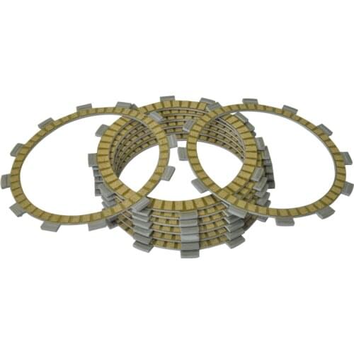 8Pc Motorcycle Friction Clutch Plate For Yamaha XT500 1983 SRX600 1986 TT600 83-86 XT600 84-95 YFM660R Raptor 01-05 XT600E 90-95