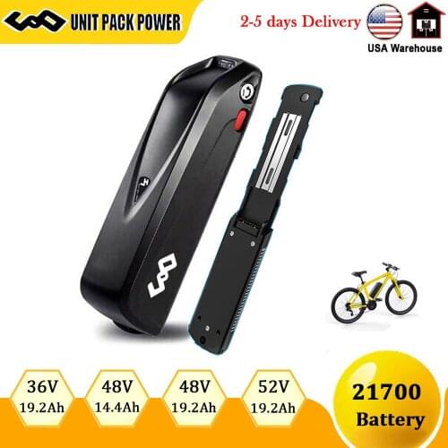21700 Ebike Battery 48V 36V 52V 28.8Ah 24Ah 19.2Ah 14.4Ah Hailong Downtube E Bike Bicycle Batteria for 500W 750W 1000W Motor