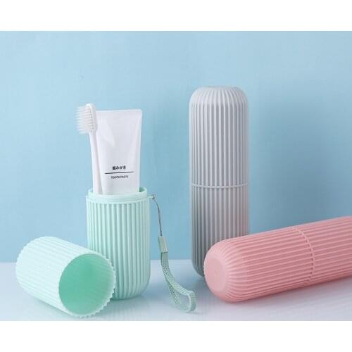 Travel accessories Toothbrush Cover Protection Box Wash Makeup Bag Women Men Toiletries Storage