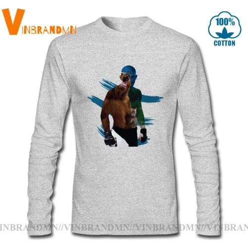 Khabib Nurmagomedov T shirts The Eagle Khabib Time T-shirts Hand-painted Beast Wrestle Bear Streetwear Urban Brand Clothing
