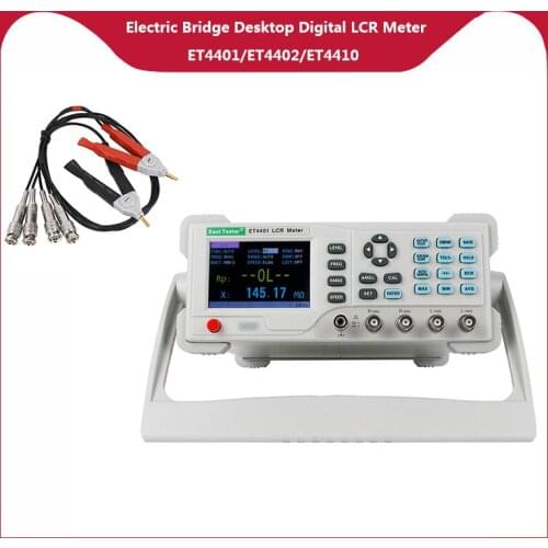 NEW ET4402/ET4401/ET4410Electric Bridge Resistance Impedance Capacitance Inductance Measure Instrument Desktop Digital LCR Meter