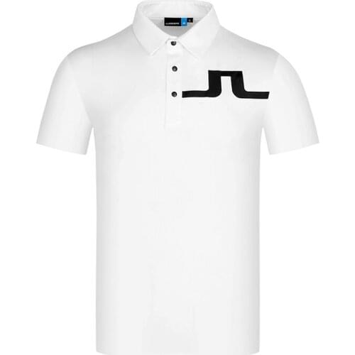 Golf Mens short sleeve t-shirt summer quick dry breathable Polo shirt sport casual shirt 2021