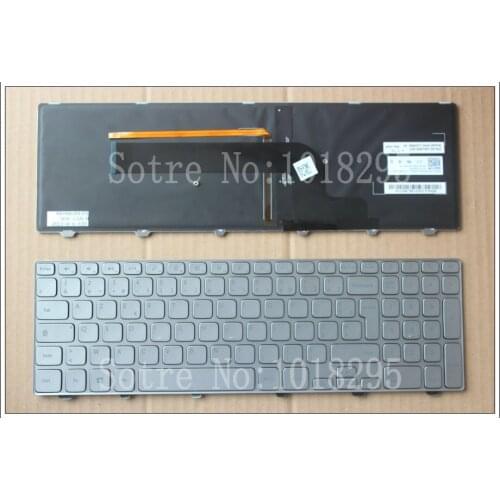 New for Dell Inspiron 15-7000 7537 series FR/French Laptop Keyboard backlit 09RFW6 SN8221BL