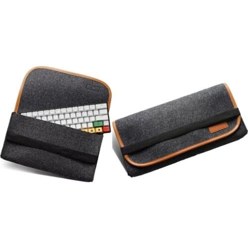 2020 NEW Large Capacity Portable Storage Organizer Felt Fabric Practical Elastic Band Durable Pouch Dust Proof Mechanical Keyboa