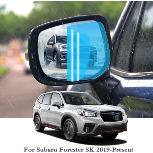 Anti Fog Car Window Clear Film Car Rearview Mirror Protective Film For Subaru Forester SK 2019-Present Waterproof Car Sticker