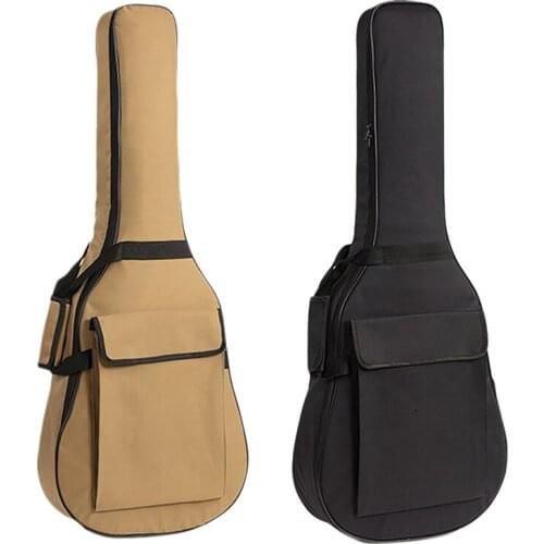 Guitar Backpack 41 Inch Acoustic Guitar Bag Waterproof Dual Adjustable Shoulder Strap Guitar Case Gig Bag