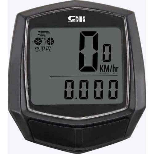 SD-581 Sunding Sunding Bicycle Wired Stopwatch Speedometer Odometer Chinese and English Code Meter