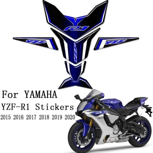TankPad For YAMAHA YZF R1 YZF-R1 Stickers Decal Tank Pad Protector Motorcycle Protection Emblem 2015 2016 2017 2018 2019 2020