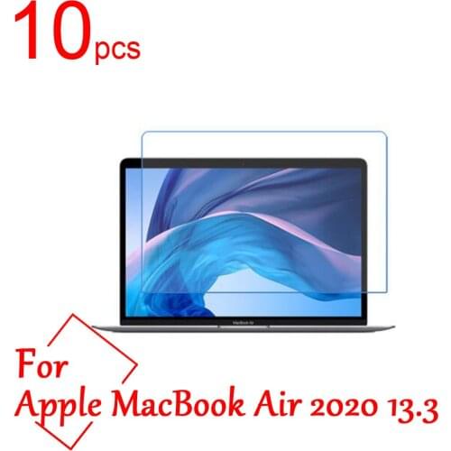10pcs glossy Clear/Matte/Nano Soft LCD Screen Protectors For Apple New Macbook air 13.3 2020 Notebook Laptop Protective Film