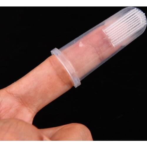 Pet Finger Toothbrush Dog Cat Tartar Teeth Cleaner Grooming Tools for Puppy Cat Kitten Toothbrush Dog Accessories