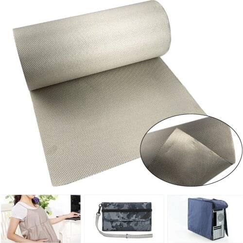 1/2m Earthing EMF RF Anti Radiation Infrared Shielding Fabric Conductive Electrode Pregnant Radiation Prevention 110cm 85-90gsm