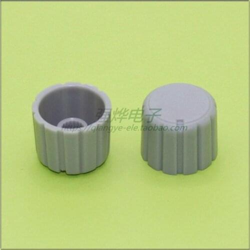 10 pieces 20*16MM gray plastic knob potentiometer knob speed control knob flower shaft inner hole 6MM