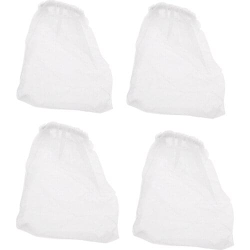 New 4Pcs Replacement Filter Bags For Aquarium Battery Powered Gravel Cleaner