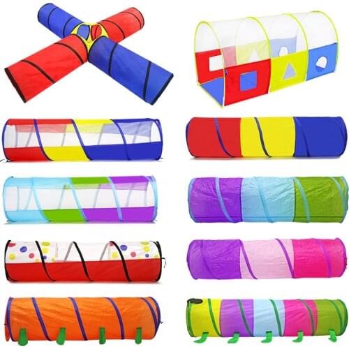 Kids Crawling Tunnel Playground for Children Outdoor Indoor Toys Balls Tube Baby Play Games Boys Girls Playpen Child tunnel