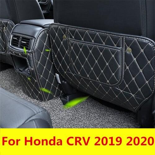 For Honda CRV 2019 2020 5th CR-V Car door Anti kick pad Modification leather Car door easy Cleaning Anti kick Patch Interior