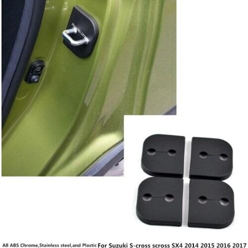 For Suzuki S-cross scross SX4 2014 2015 2016 2017 Car body styling interior anti rust water proof Door lock keys buckle cover