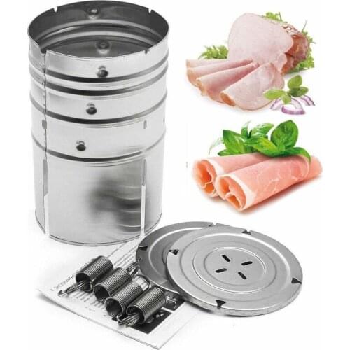 Burger Mold Meat Press Stainless Steel 3-layer Meat Pressure Round Hamburger Press Burger Press Ham Maker Kitchen Accessories